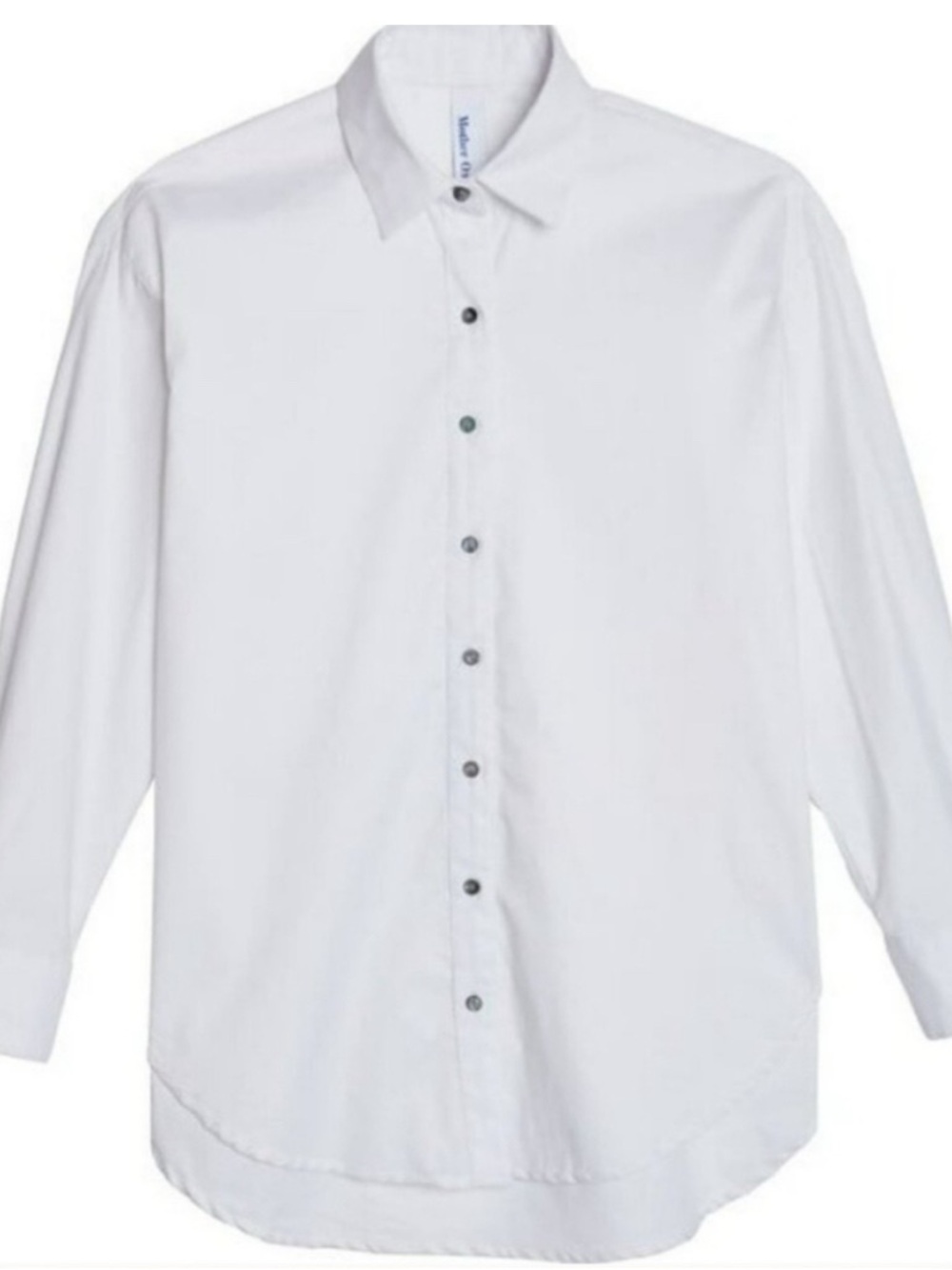Mother Oxford Shirt Size 3 White Button Down Oversized Cotton Poplin Classic XL - Picture 5 of 16